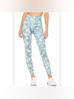 Beyond Yoga High Waisted Sky Blossom Floral Print Size XS